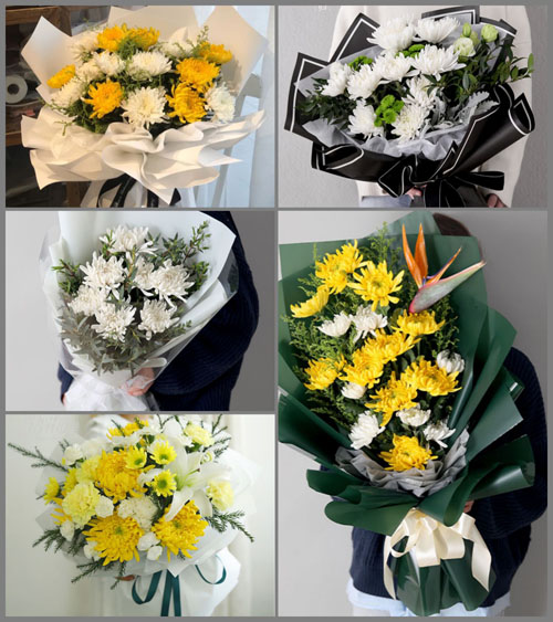 贵州毕节市纳雍县锅圈岩乡平坝村白事花束代送